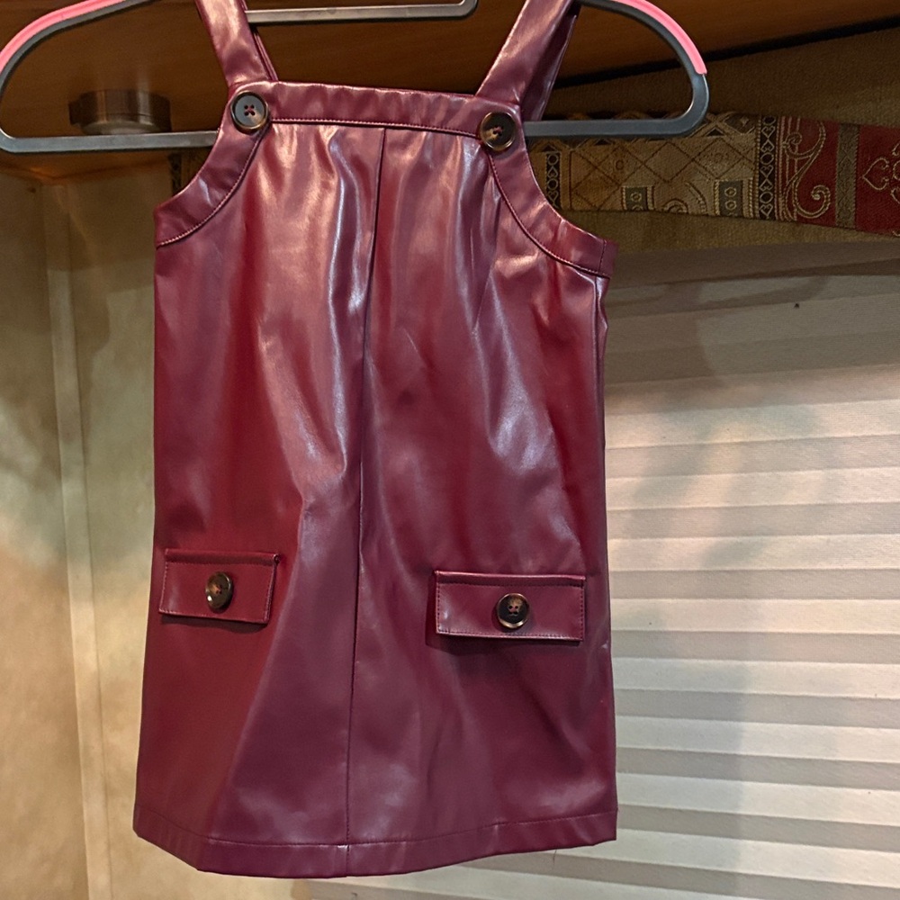 Kids Burgundy Dress